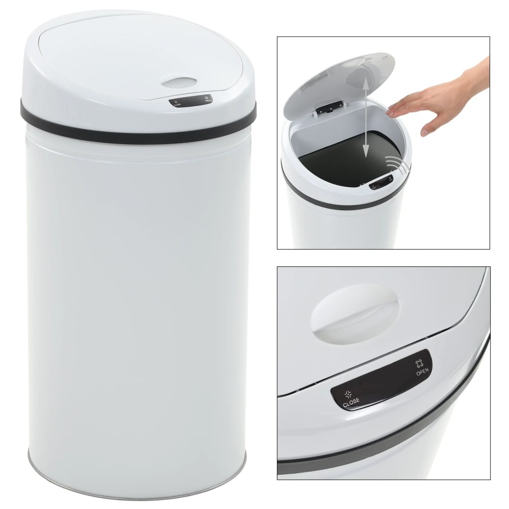 Sensor Dustbin 42 L White